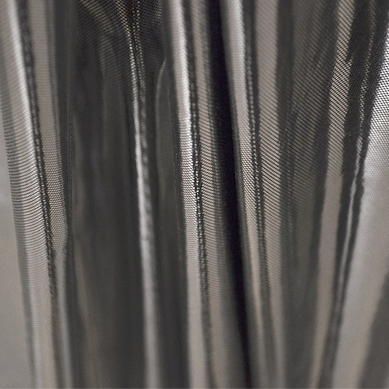 Retal Foil Printed Silver Black - Verschiedene Größen x Breite 110 cm. - Ribes y Casals