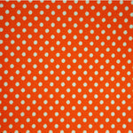 Hintergrund Orange Weiß Polka Dots - Ribes y Casals