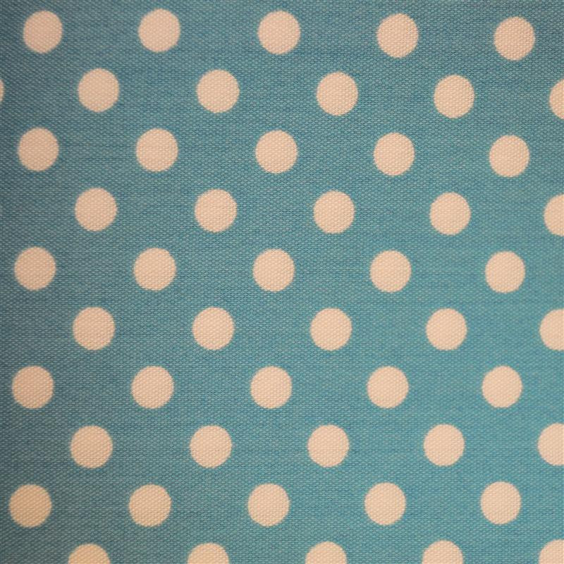 Türkis Hintergrund Weiß Polka Dot - Ribes y Casals