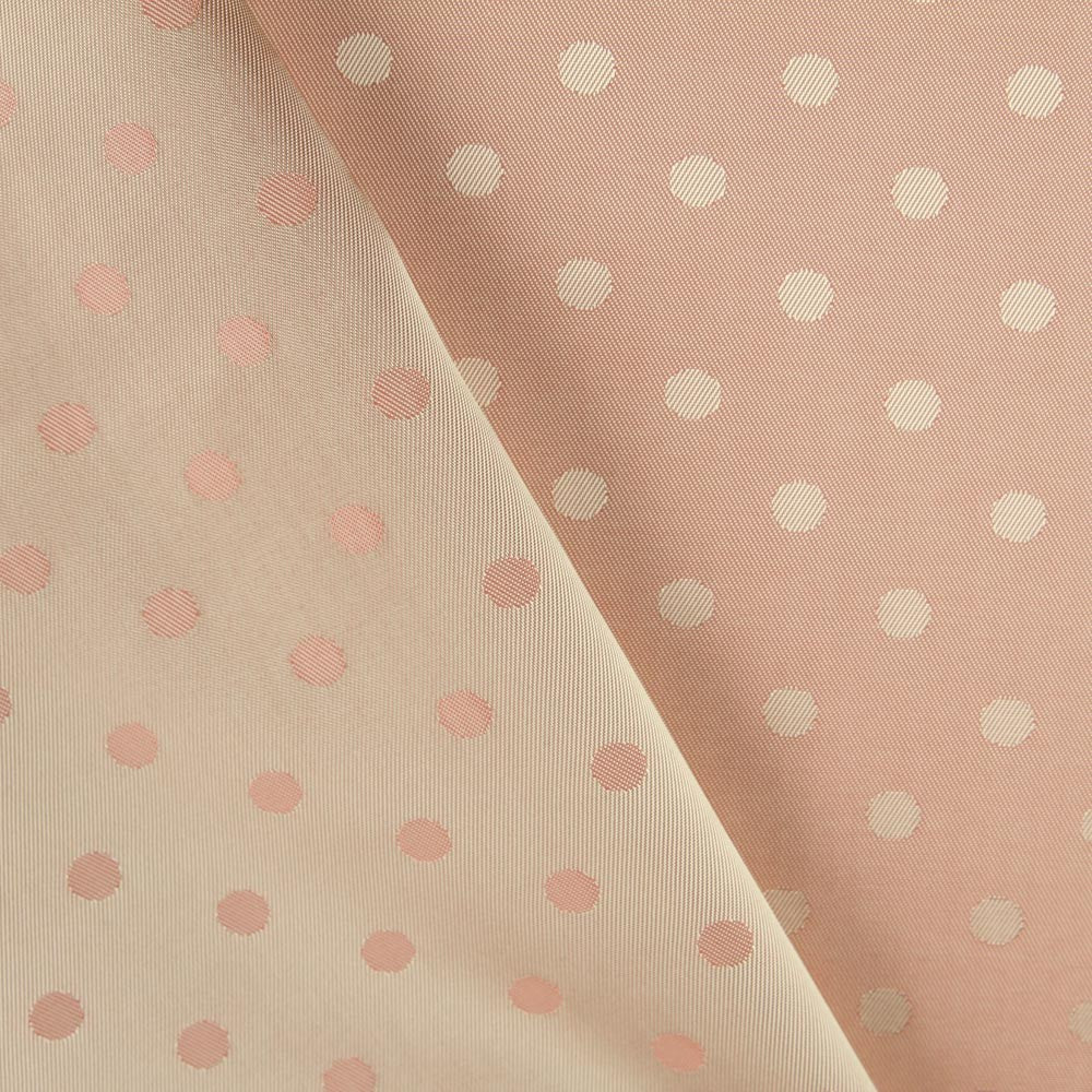 Futter Satin Polka Dot Jacquard Lachs - Ribes y Casals