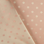 Futter Satin Polka Dot Jacquard Lachs - Ribes y Casals