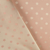 Futter Satin Polka Dot Jacquard Lachs - Ribes y Casals