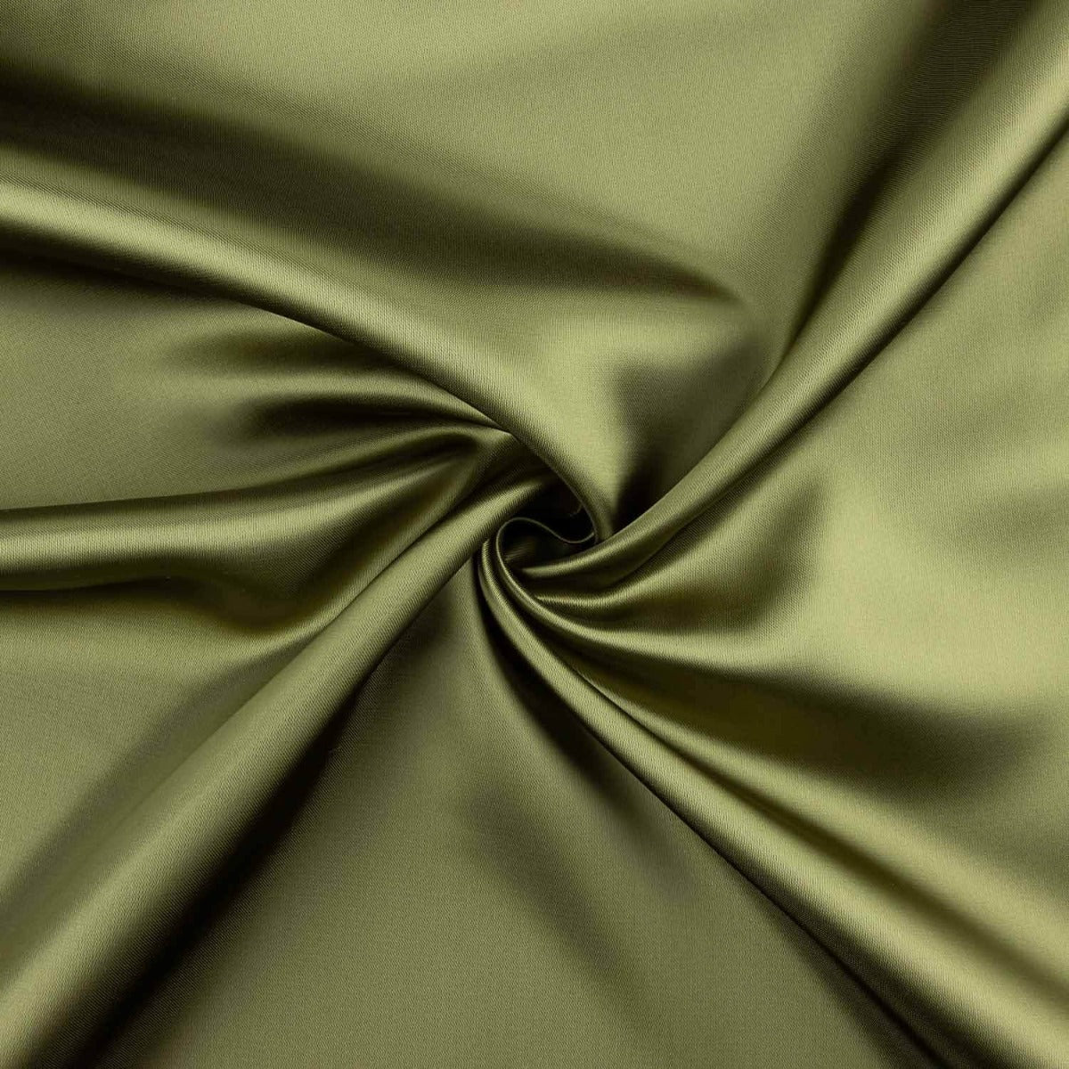 Satin-Futterstoff in Olivgrün – verschiedene Maße x Breite 140 cm - Ribes y Casals