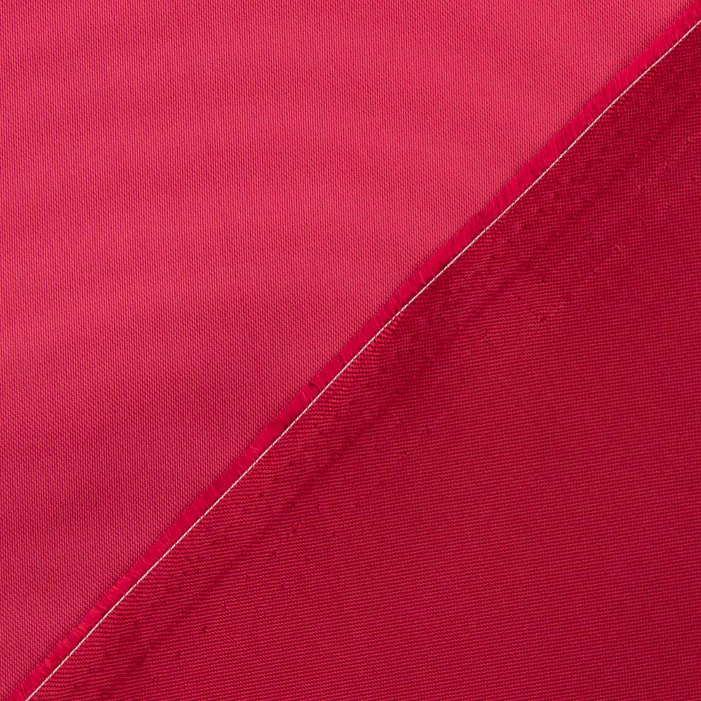 Rubinrotes Satin-Rayon-Futter - Ribes y Casals