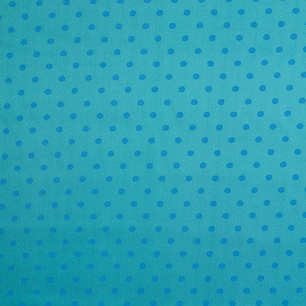 Innenfutter Rayon Polka Dots Blau Grün - Ribes y Casals