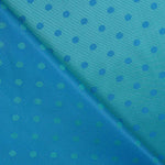 Innenfutter Rayon Polka Dots Blau Grün - Ribes y Casals