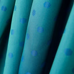 Innenfutter Rayon Polka Dots Blau Grün - Ribes y Casals