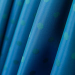 Innenfutter Rayon Polka Dots Blau Grün - Ribes y Casals