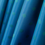 Innenfutter Rayon Polka Dots Blau Grün - Ribes y Casals