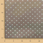 Innenfutter Rayon Polka Dots Kamelgrün - Ribes y Casals