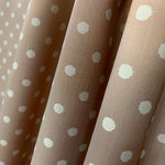 Innenfutter Rayon Polka Dots Kamelgrün - Ribes y Casals