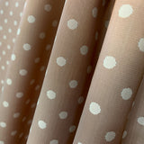 Innenfutter Rayon Polka Dots Kamelgrün - Ribes y Casals