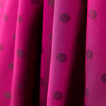 Futter Rayon Polka Dots Dunkelfuchsia - Ribes y Casals