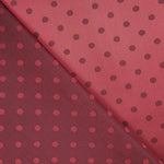 Futter Rayon Polka Dots Granat - Ribes y Casals