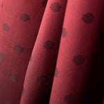 Futter Rayon Polka Dots Granat - Ribes y Casals