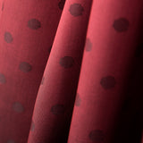 Futter Rayon Polka Dots Granat - Ribes y Casals