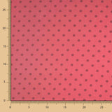 Futter Rayon Polka Dots Granat - Ribes y Casals