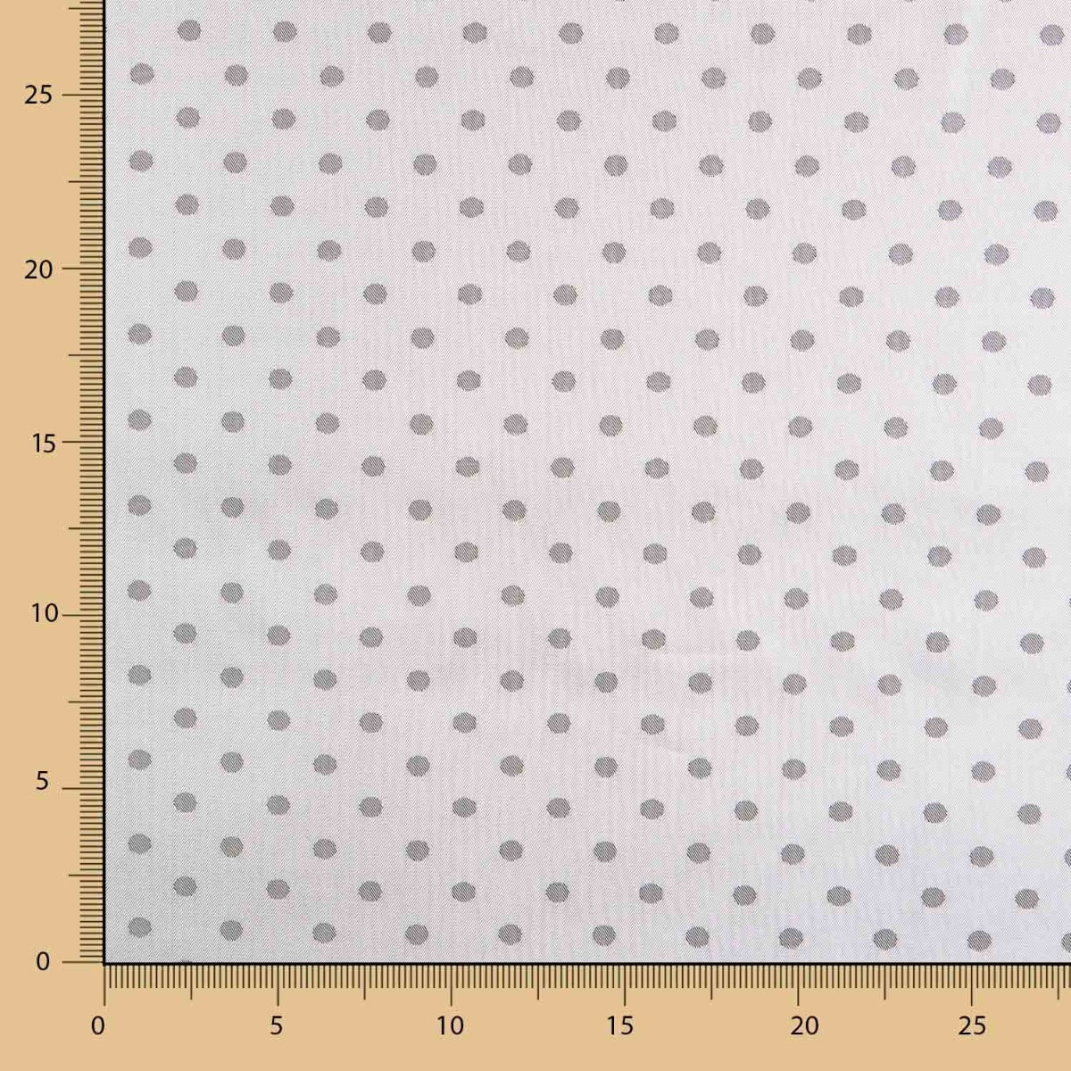 Innenfutter Rayon Polka Dots Grau - Ribes y Casals