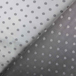 Innenfutter Rayon Polka Dots Grau - Ribes y Casals