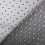 Innenfutter Rayon Polka Dots Grau - Ribes y Casals
