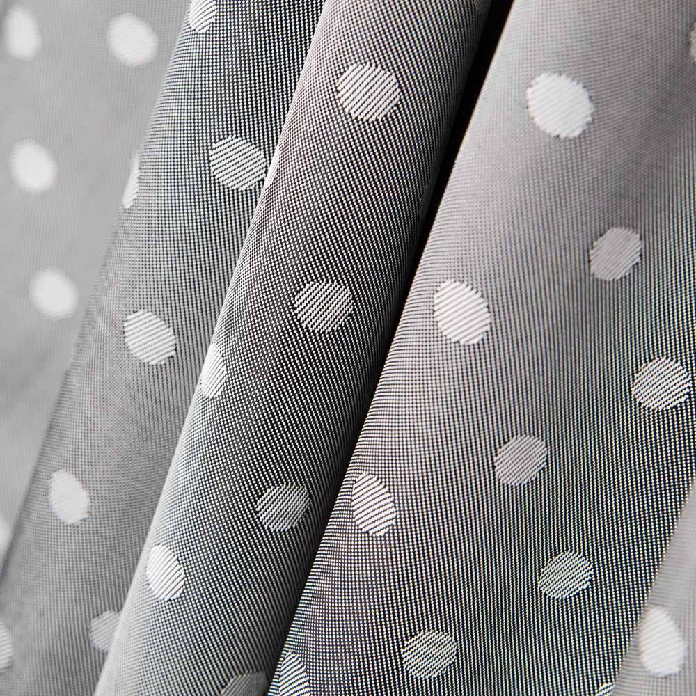Innenfutter Rayon Polka Dots Grau - Ribes y Casals