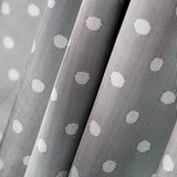 Innenfutter Rayon Polka Dots Grau - Ribes y Casals