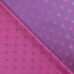 Innenfutter Rayon Polka Dots Lila - Ribes y Casals