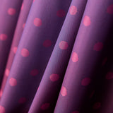 Innenfutter Rayon Polka Dots Lila - Ribes y Casals