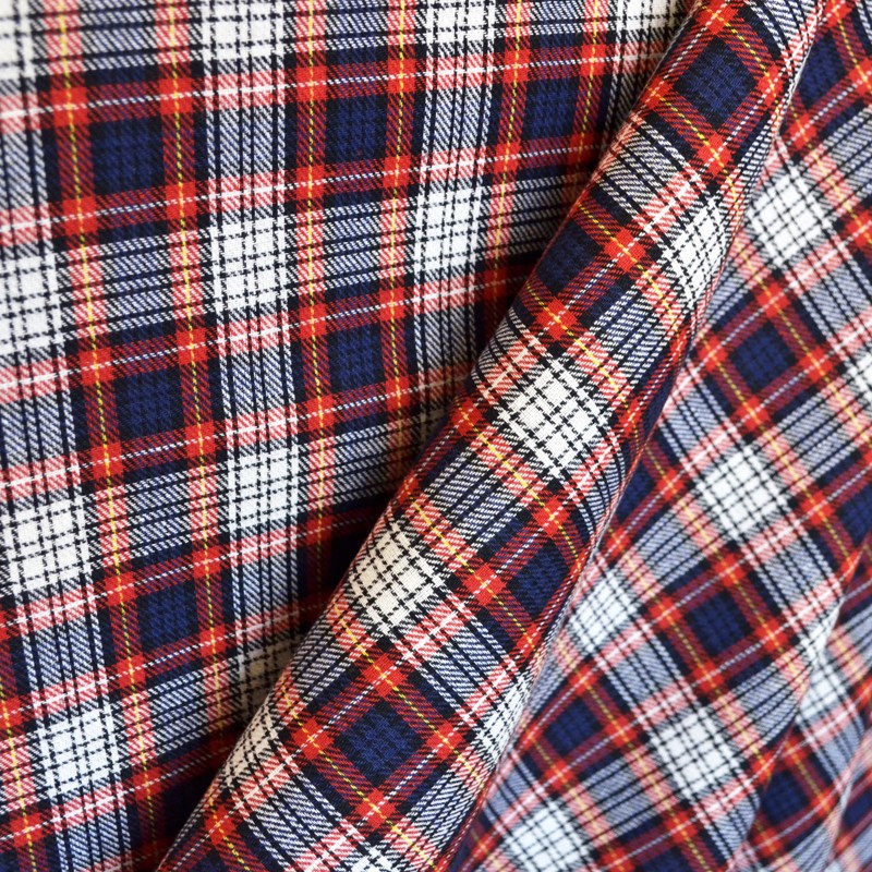 Flanell kariert Rot - Ribes y Casals