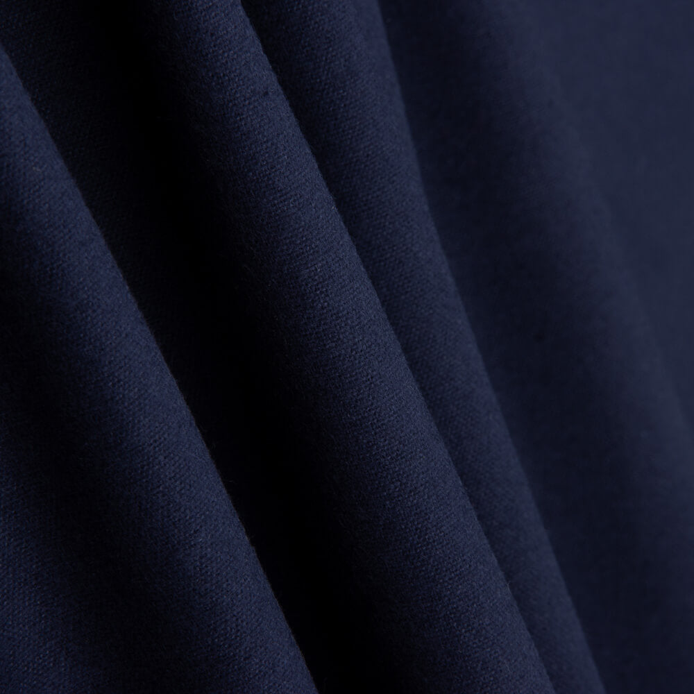 Flanell Baumwolle Marineblau - Ribes y Casals