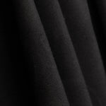 Flanell Baumwolle Schwarz - Ribes y Casals