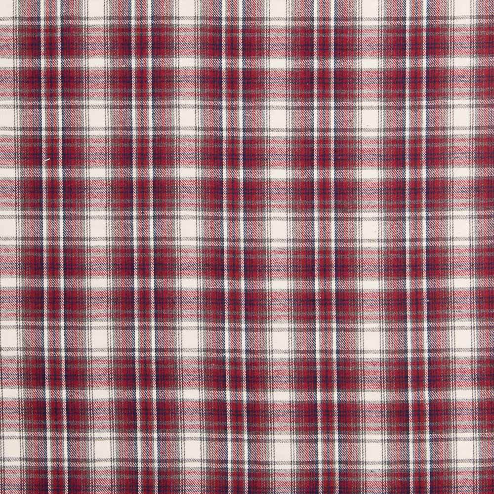 Holzfäller Flanell kariert Granat - Ribes y Casals