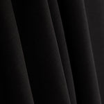 Flacher, bi-elastischer Viskose-Stoffrest, schwarz – verschiedene Maße x Breite 150 cm - Ribes y Casals