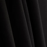 Flacher, bi-elastischer Viskose-Stoffrest, schwarz – verschiedene Maße x Breite 150 cm - Ribes y Casals