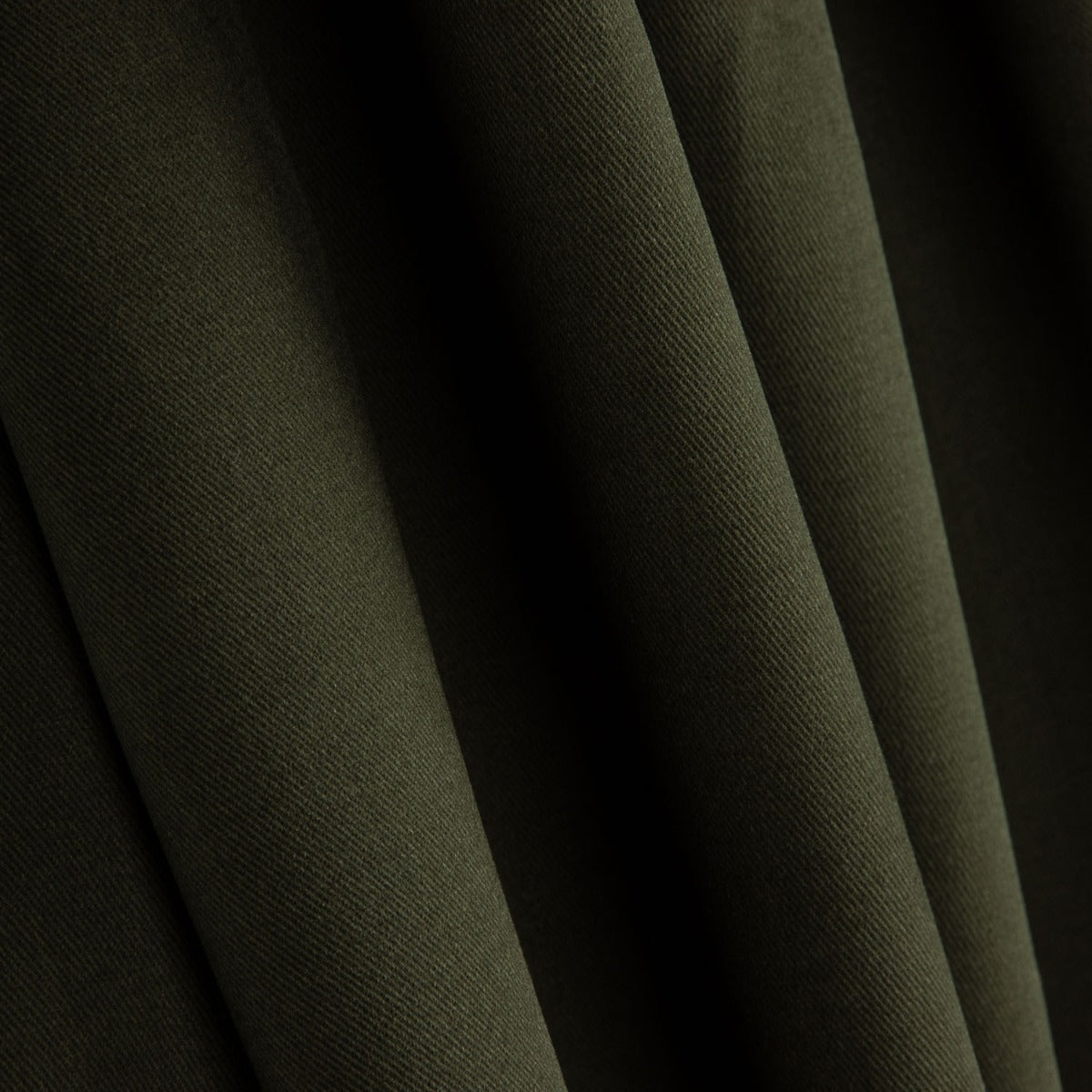 Dunkelgrüner elastischer Twill - Ribes y Casals