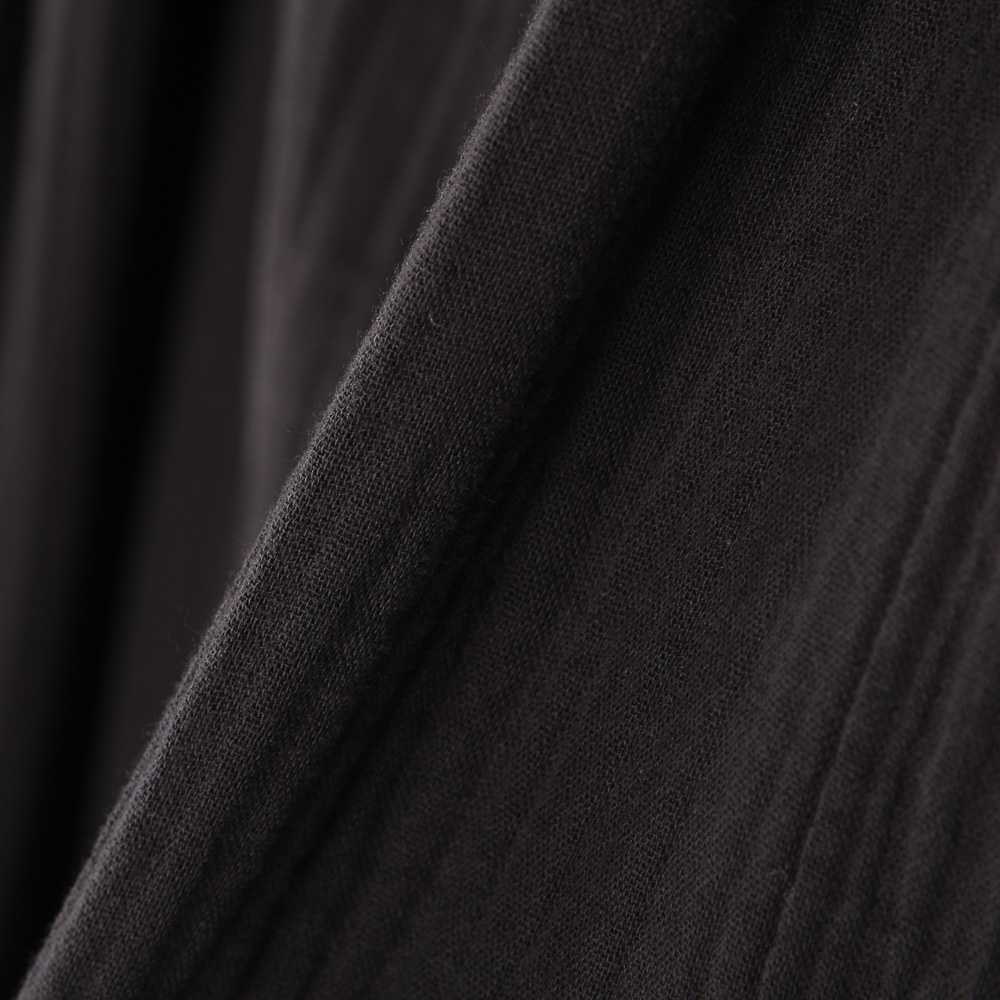 Reststück Bambula Baumwolle 135 cm Schwarz – verschiedene Maße x Breite 135 cm - Ribes y Casals