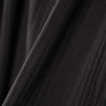 Reststück Bambula Baumwolle 135 cm Schwarz – verschiedene Maße x Breite 135 cm - Ribes y Casals