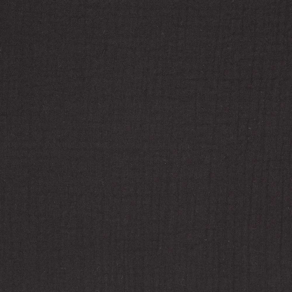 Reststück Bambula Baumwolle 135 cm Schwarz – verschiedene Maße x Breite 135 cm - Ribes y Casals