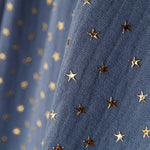 Mull Bambula Lurex Blau - Ribes y Casals