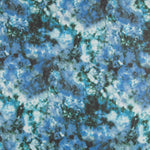 Tie Dye Blaue bedruckte Gaze - Ribes y Casals