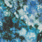 Tie Dye Blaue bedruckte Gaze - Ribes y Casals