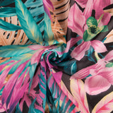 Tropic Fuchsia Bedruckte Gaze - Ribes y Casals