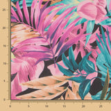 Tropic Fuchsia Bedruckte Gaze - Ribes y Casals