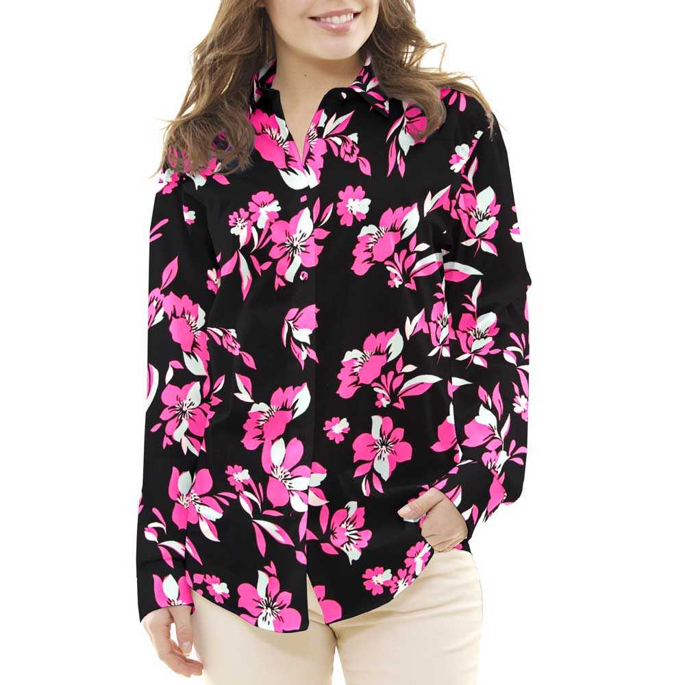 Florale Gaze in Fuchsia - Ribes y Casals