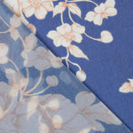 Gaze Vintage Blumen Blau - Ribes y Casals