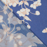 Gaze Vintage Blumen Blau - Ribes y Casals