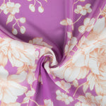 Mauve Vintage Blumen Gaze - Ribes y Casals
