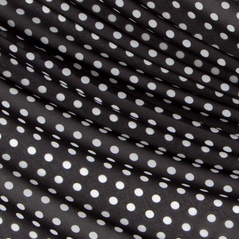 Schwarze Polka Dot Gaze - Ribes y Casals