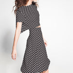 Schwarze Polka Dot Gaze - Ribes y Casals