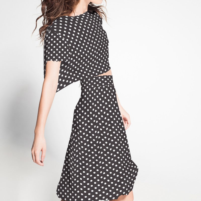 Schwarze Polka Dot Gaze - Ribes y Casals